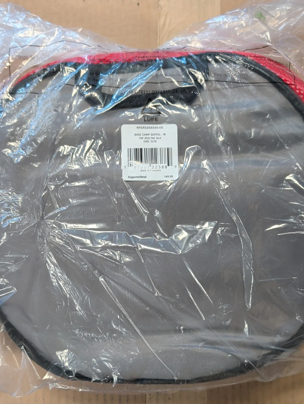 THE NORTH FACE Base Camp Duffel M 71L Red NEW